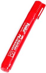 Foska Single Red Permanent Markers