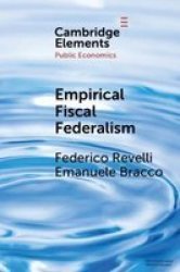 Empirical Fiscal Federalism Paperback