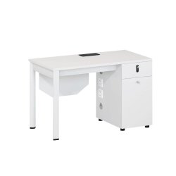 Kc Furn-urban Boho Panel End Desk White