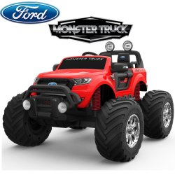 Demo 24V Ford Monster Truck Kids Ride On Car Red Ride On Car 4 Wheel Drive And Rubber Tyres