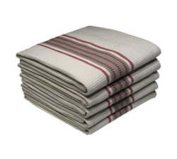 's Kitchen Towel - Design 2179 - 050X070CMS - 05 PC Pack - Stripes - Optical White