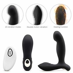 10 Speeds Vibrating Wireless Heating P-r St T Massager ?na'l Toys Waterproof Remote ?na'l Silicone V- -br Tor