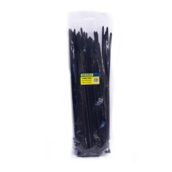 Dejuca - Cable Ties - Black - 300MM X 4.7MM - 100 PKT - 4 Pack