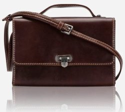 Jekyll And Hide Oxford Ladies Crossbody Tobacco - 6442 Tobacco