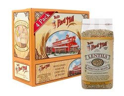 Bob's Red Mill Lentils Beans 27-OUNCE Pack Of 4