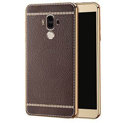 Huawei Mate 9 Case Remex Ultra Thin Luxury Tpu Shell And Anti-scratch And Non-slip Design Cover For Huawei Mate 9 Coffee Brown