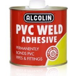 Alcolin Pvc Weld Adhesive 500ML With Brush Applicator 12