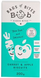 Bags Of Bites Kiddies Carrot & Apple Biscuits