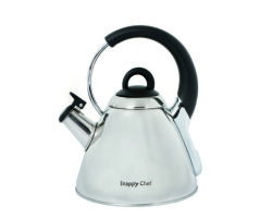 Snappy Chef 1.2 Litre Whistling Kettle - Silver
