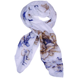 Glitter Gold Butterfly Large Scarf Ladies Scarves