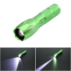 U'king ZQ-X1122 1000LM T6 LED 3-MODES IPX4 Waterproof Zooming Rechargeable Flashlight White Light...