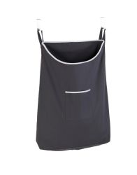 Wenko Over The Door Cloth Laundry Basket Canguro Range - Grey