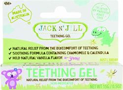 Jack N Jill Teething Gel 4 Months Vanilla 0 5 Oz 15 G