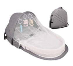 Inv Baby Travel Bed Crib Diaper Bag Foldable