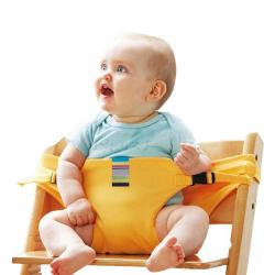The Washable High Chair Harness Straps - Yellow
