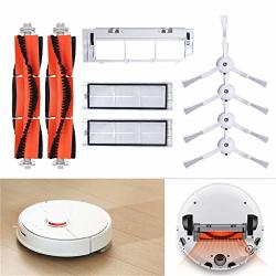 Vmree Vacuum Cleaner Replacement Parts For Xiaomi Mi Mijia Robot Vacuum Accessory Kit Include Of Main Brush Hepa Filter Main Brush Cover And Side