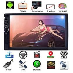 Upgraded 7 Inch Touch Screen Android 7.1 Quadcore Cpu Double Din Car Stereo In Dash Gps Navigation Surport Bluetooth Wifi Car Radio Audio Vehicle