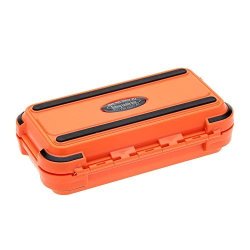 Goture Fishing Box Fishing Tackle Box Organizer Double Sided Plastic  Storage Portable Handle Included 44 Compartments Hard Case