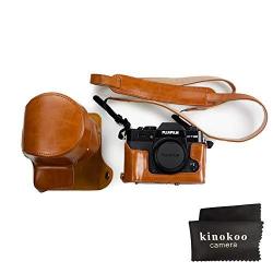 Kinokoo Fujifilm Pu Leather Camera Case Fullbody Case Cover For Fujifilm XT20 XT10 -brown