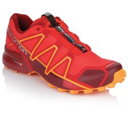 Salomon Men's Speedcross 4 Shoe - Red orange