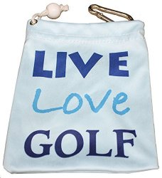 Giggle Golf - Microfiber Live Love Golf Tee Bag