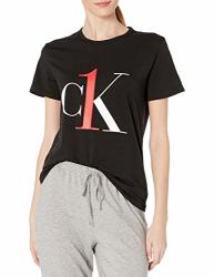 Calvin Klein Women's Ck One Cotton Logo Tee White M