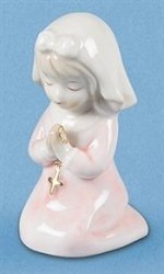 Praying Girl Large 8.5cm H Kneeling Figure