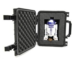 Casematix Collector Case Designed For R2-D2 App-enabled Droid By Sphero Waterproof R2D2 Carry Case With Protective Foam Compartment And Travel Handle