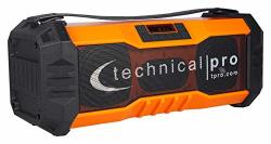 Technical Pro Portable Rechargeable Waterproof Bluetooth Boombox Speaker Usb fm