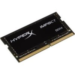 Hyperx Kingston Technology HX426S15IB2 16 DDR4 Notebook So-dimm Impact Black 2666 PC4-21330 16GB Single Rank X8 CL15 - 260PIN 1.2V Memory Module - Retail Pack
