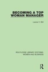 Becoming A Top Woman Manager Paperback
