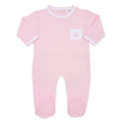 Bebedeparis Stars Baby Pyjamas in Pink