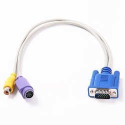 Hde Vga To S-video rca Adapter For Matrox Video Cards