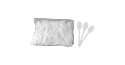 White Plastic Teaspoons_ Pack Of 500
