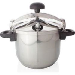 Taurus Ontime Classic Stainless Steel Pressure Cooker - 6 Litre