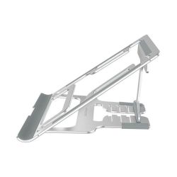 Flexdesk Adjustable Laptop Cooling Stand - 5 Angles - Silver