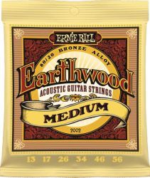 2002 Earthwood Medium 80 20 Bronze Acoustic String Set 13 - 56