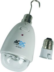 ACDC Dynamics Acdc AS-8222 230VAC 22 LED Rechargeable Lamp B22 C w E27 Lha