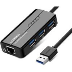 UGreen USB3.0 Hub - 3 USB3.0 + Gigabit
