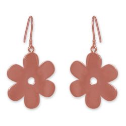 The Jeweller's Florist Solid Daisy Earrings - Rose Gold