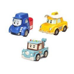 Buy Robocar Poli -Korean Made TV Animation Toy- Taxi/Cab (Diecasting/Non-Transformer) Online at