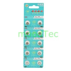10 X Ag2 396a Alkaline 1.55v Button Cell Coin Batteries