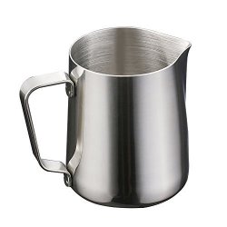 Milk Frothing Jug Huayang| 20OZ 600ML Kitchen Japanese Type Stainless Steel Pitcher Cup For Espresso Coffee Cappuccino Cafe Barista Craft