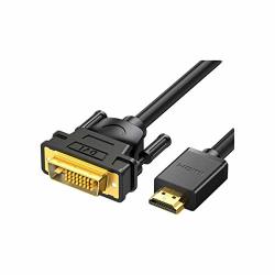 Haoyushangmao HDMI To Dvi Dvi To HDMI Adapter adapter adapter Cable HD Two-way Mutual Conversion Laptop Graphics Display Cable 1 2 5 10M Color : Black Size : 2M