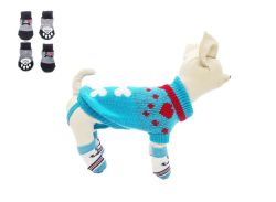 Pet Cloth Dog Jersey Dog Sweater With Socks A