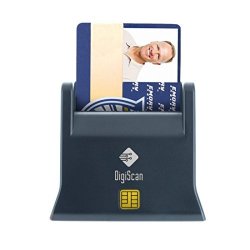 Digiscan USB Cac Smart Card Reader Desk Version Dod Compatible