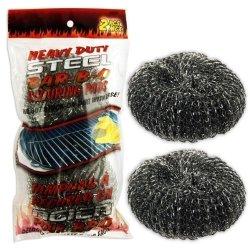 Heavy-duty Steel Wool Barbecue Grill Cleaner Pads