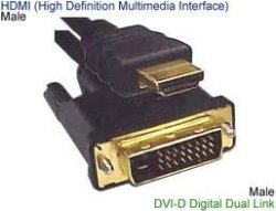 HDMI To Dvi-d Cable - 5M