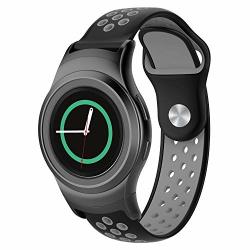 For Samsung Gear S2 SM-R720 SM-R730 Bracelet Band Choosebuy Soft Silicone Sports Adjustable Replacement Bangles Wristband Strap With Adapter C