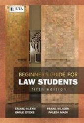 Beginner& 39 S Guide For Law Students Paperback 5TH Ed